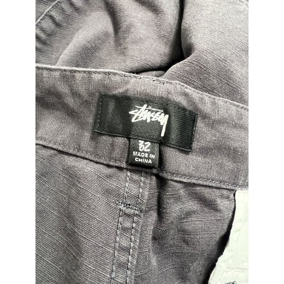 Stussy Surplus Cargo Pants in Nightshade Black - Picture 5 of 5